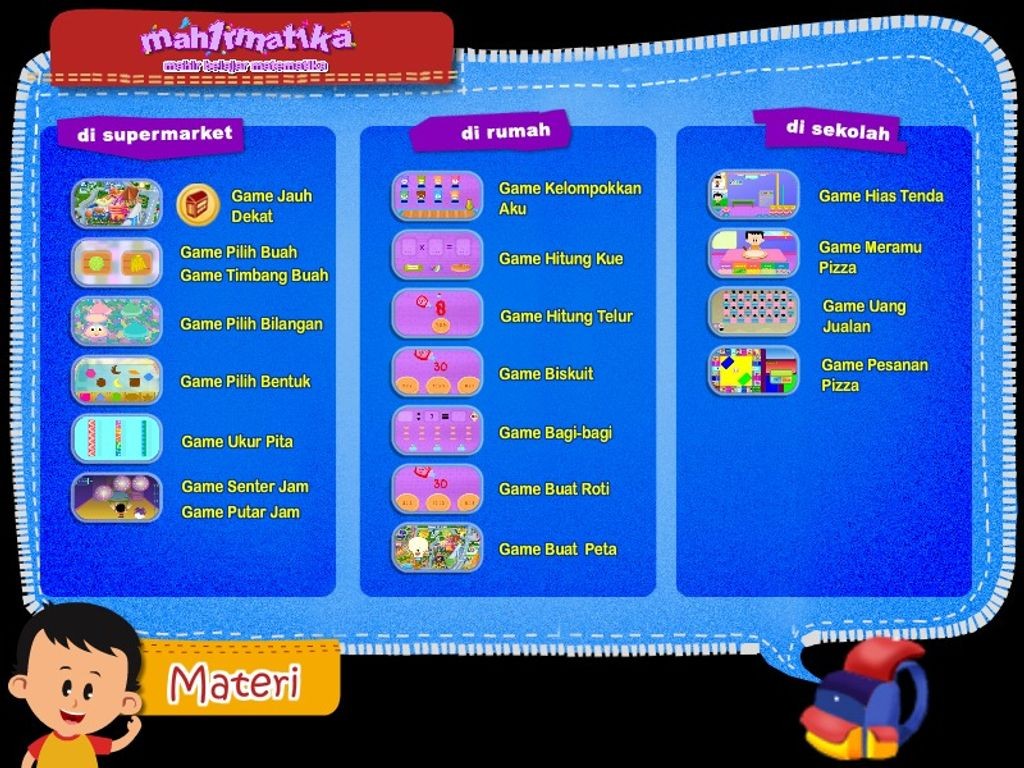 Aplikasi Desktop Anak Cerdas Mahirmatika (OS Windows)