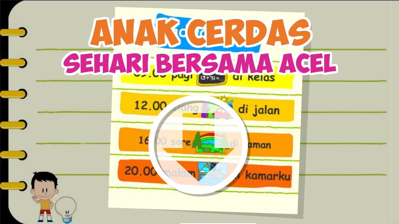 Aplikasi Anak Cerdas - Sehari Bersama Acel (OS Windows)