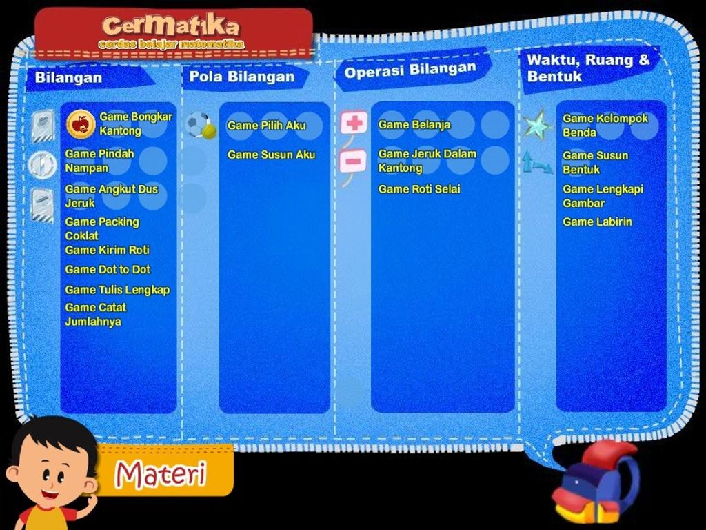 Aplikasi Desktop Anak Cerdas Cermatika (OS Windows)